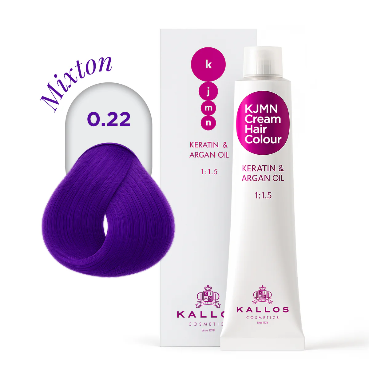 Kallos KJMN Vopsea de par profesionala 0.22 mixton violet