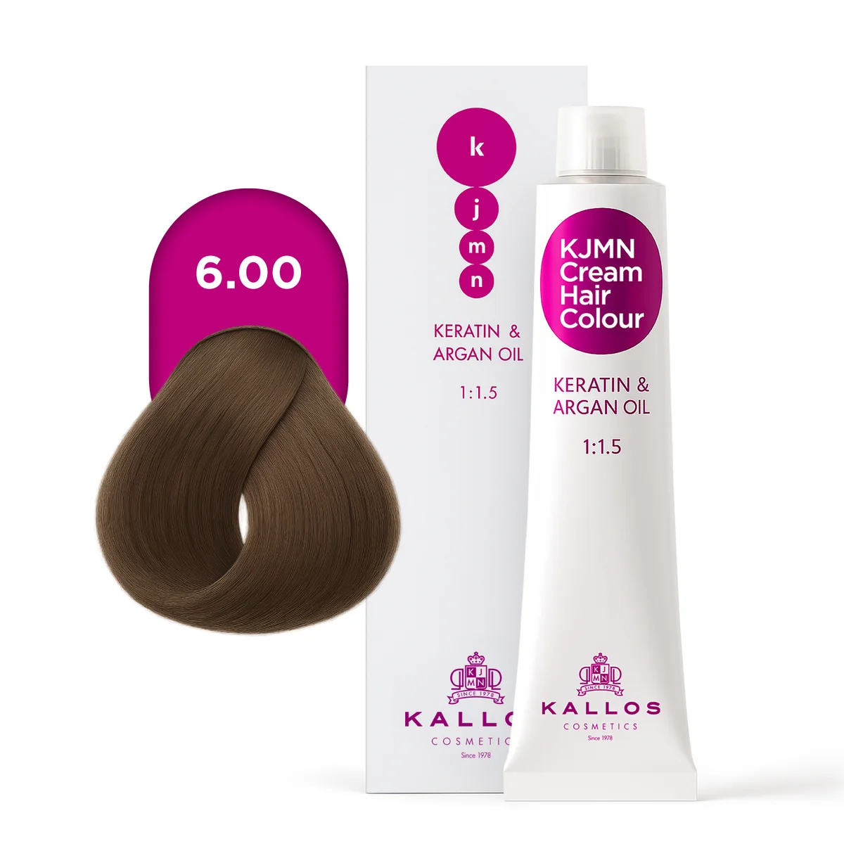 Kallos KJMN Vopsea de par profesionala 6.00 blond inchis plus