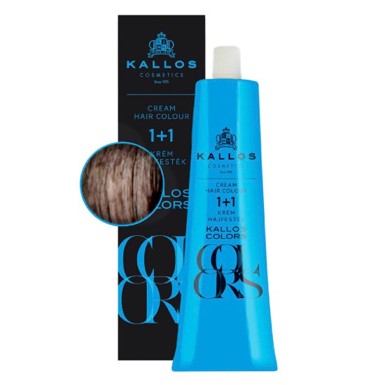 vopsea de par crema kallos colors 5n brun deschis