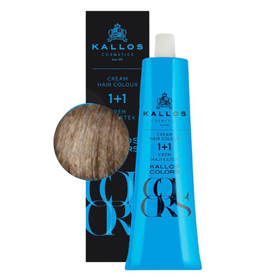 vopsea de par crema kallos colors 6n blond inchis