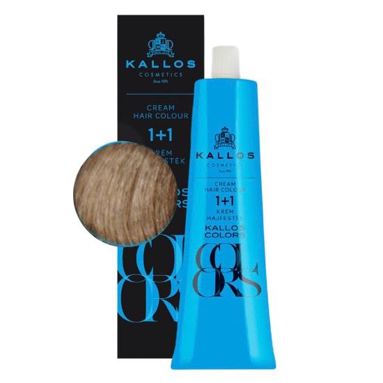 vopsea de par crema kallos colors 7n blond mediu