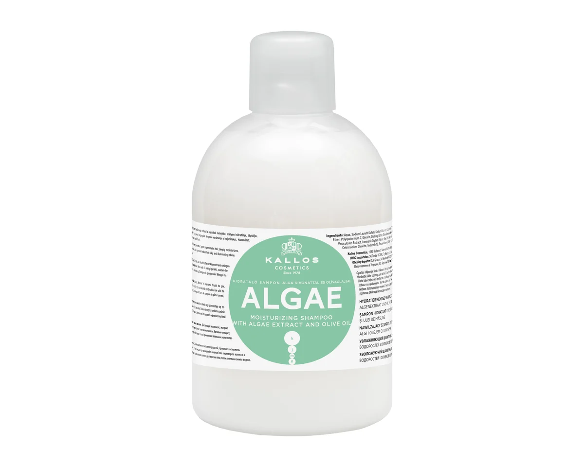 sampon cu extras de alge cu ulei de masline kallos , 1000 ml
