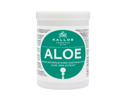 Mască de păr hidratant, regenerant cu extract de Aloe Vera, Kallos KJMN, 1000 ml