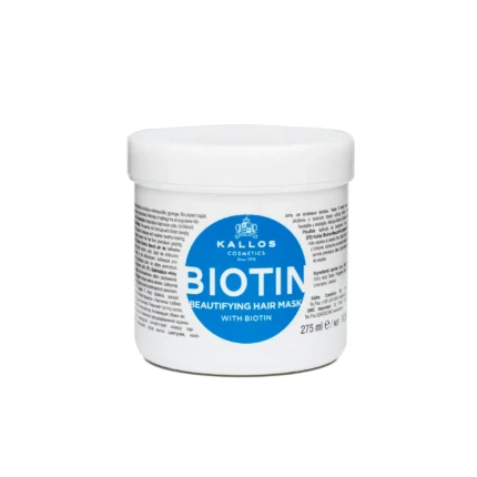 Mască pentru înfrumusețarea părului Biotin, Kallos KJMN, 275 ml