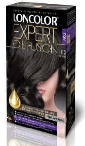 Vopsea de păr Expert Oil Fusion 1.0 Negru - Loncolor