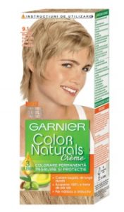Vopsea de păr 9.1 Blond Foarte Deschis Cenuşiu - Garnier