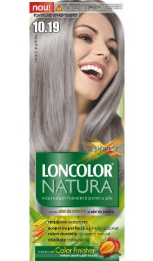Vopsea De Păr Natura 10 19 Blond Argintiu Loncolor Pentru
