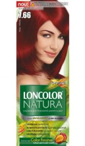 Vopsea de păr Natura 7.66 Roșu Intens - Loncolor