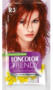 Vopsea de păr semipermanentă Trendy Colors R3 Roșu Rave - Loncolor