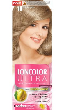 Vopsea de păr Ultra 10 Blond Cenușiu - Loncolor