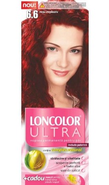 Vopsea de păr Ultra 6.6 Roșu Exploziv - Loncolor