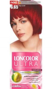Vopsea de păr Ultra 6.65 Roșu Coral - Loncolor