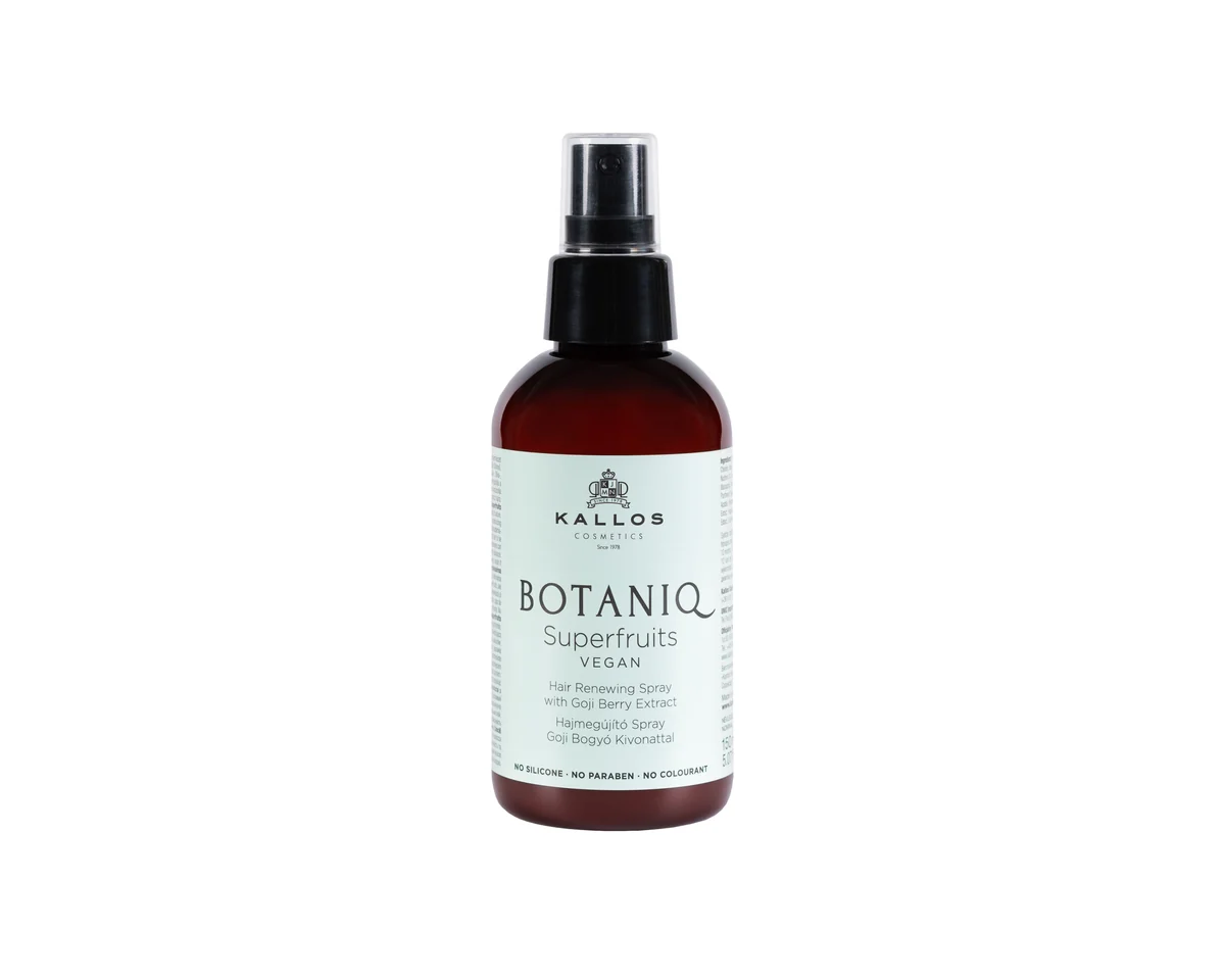 spray superfruits pentru reinnoirea parului botaniq kallos 150 ml