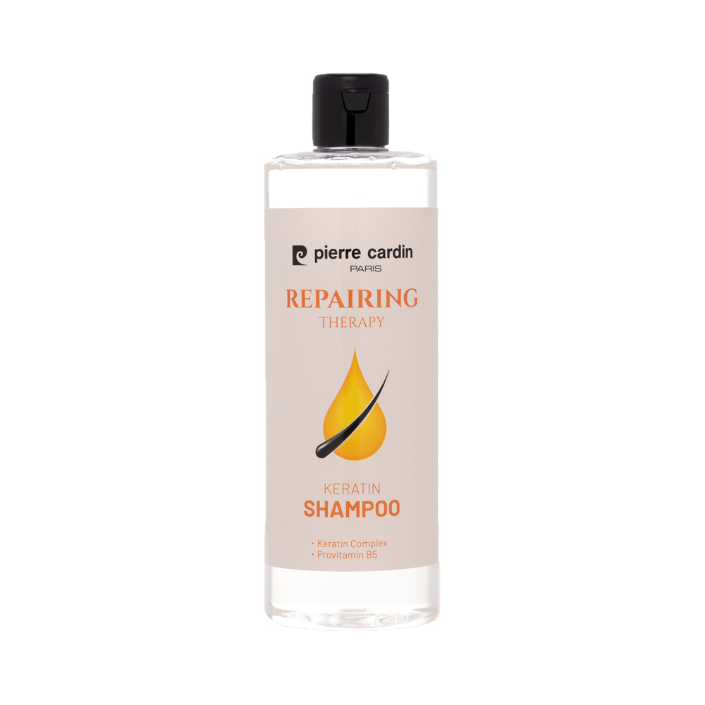 Șampon reparator cu keratină Pierre Cardin, 400 ml