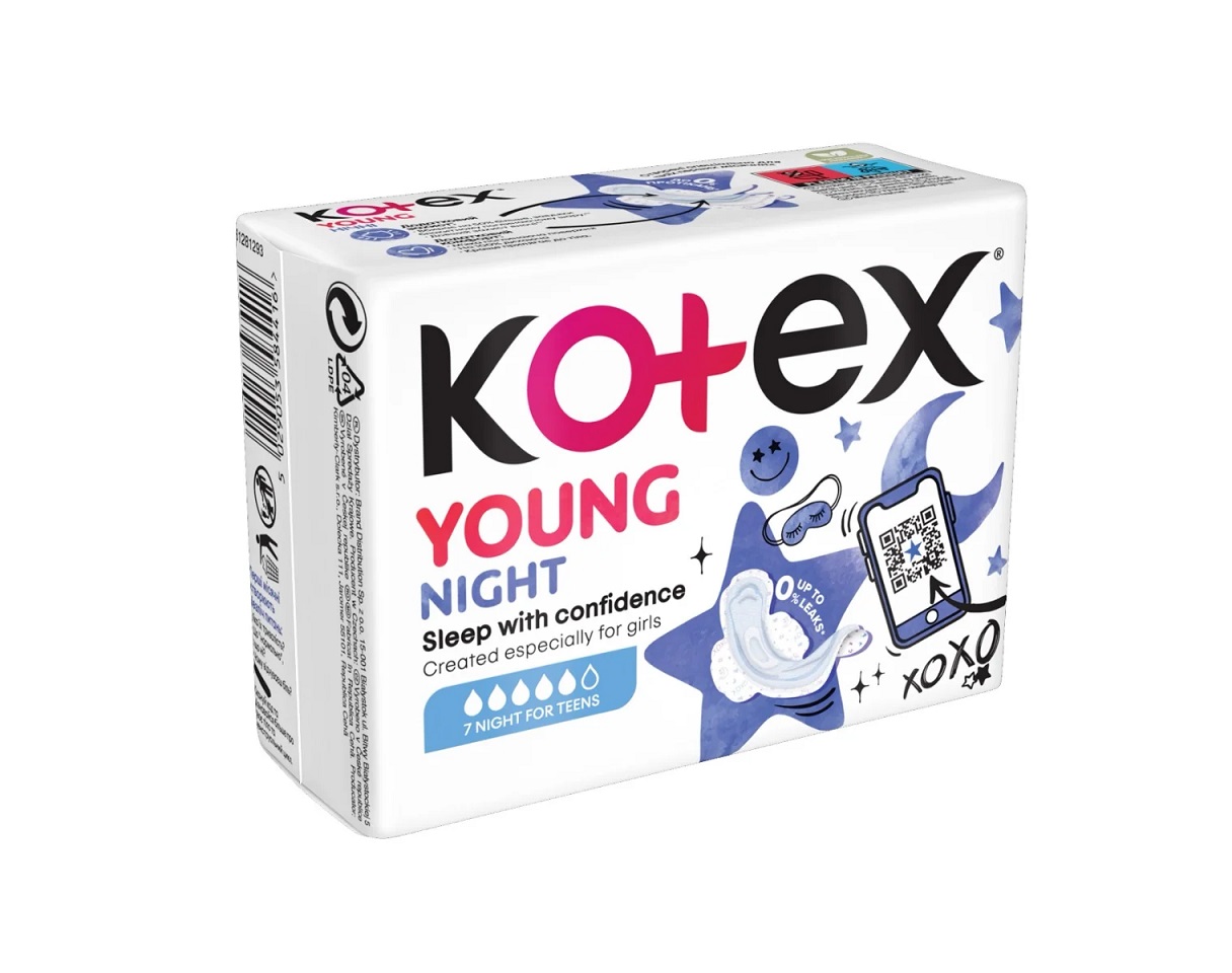 Absorbante-Night-Kotex-Young-7-buc
