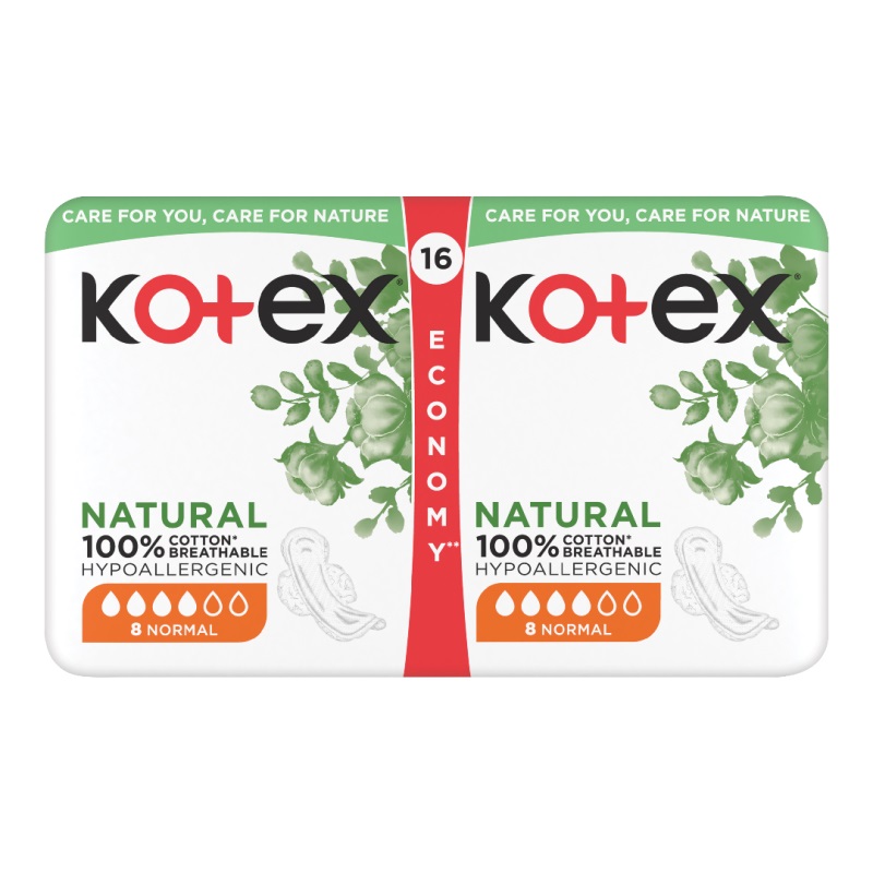 Absorbante-Normal-Kotex-Natural-16-buc