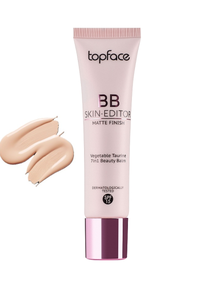Cremă BB Skin Editor Matte Finish Beauty Balm TopFace Nr.2, 30 ml