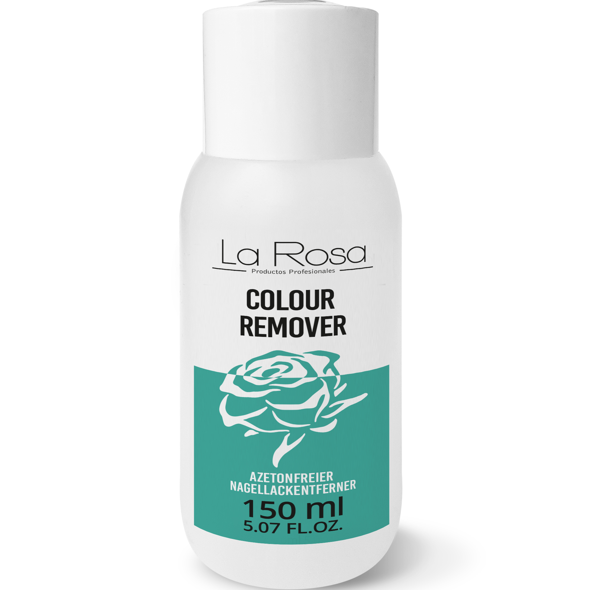 Dizolvant fără acetonă pentru îndepărtarea lacului de unghii La Rosa Profesionales, 150 ml