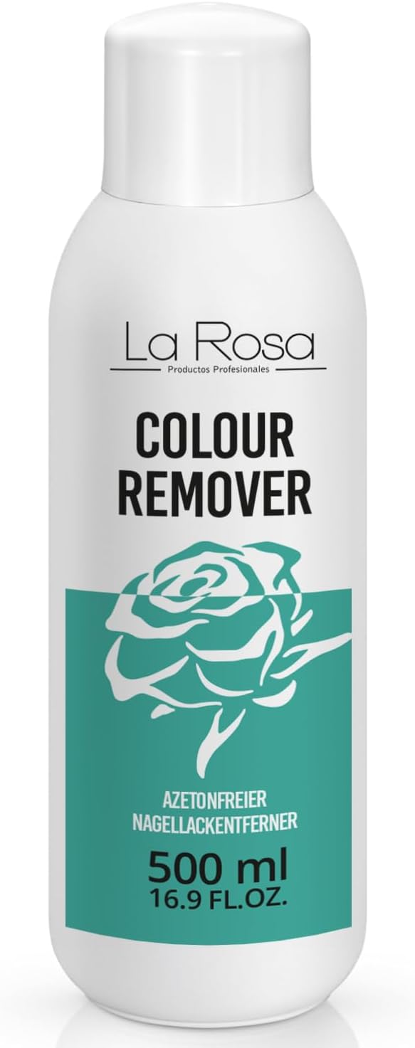 Dizolvant fără acetonă pentru îndepărtarea lacului de unghii La Rosa Profesionales, 500 ml