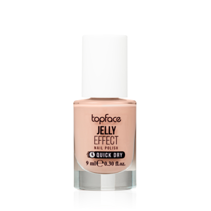 Lac de unghii cu Effect Jelly TopFace 010, 9 ml