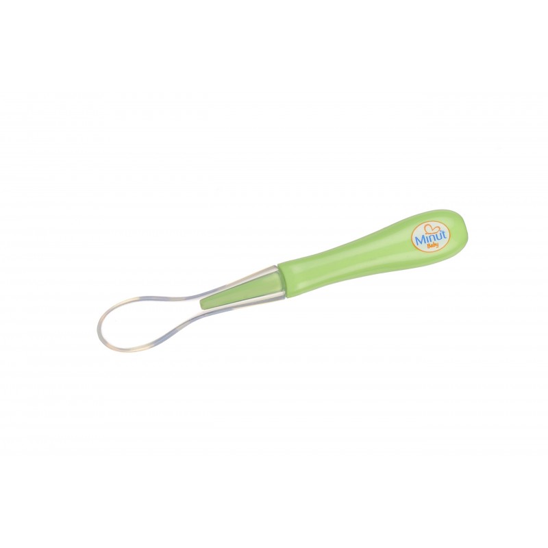 Lingurita-cu-varf-moale-din-silicon-verde-Minut-Baby