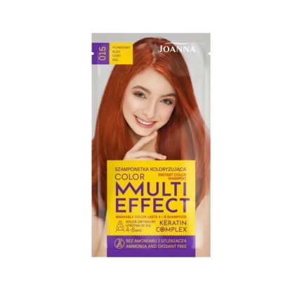 Șampon nuanțator fără amoniac Multi Effect 015 roșu aprins
