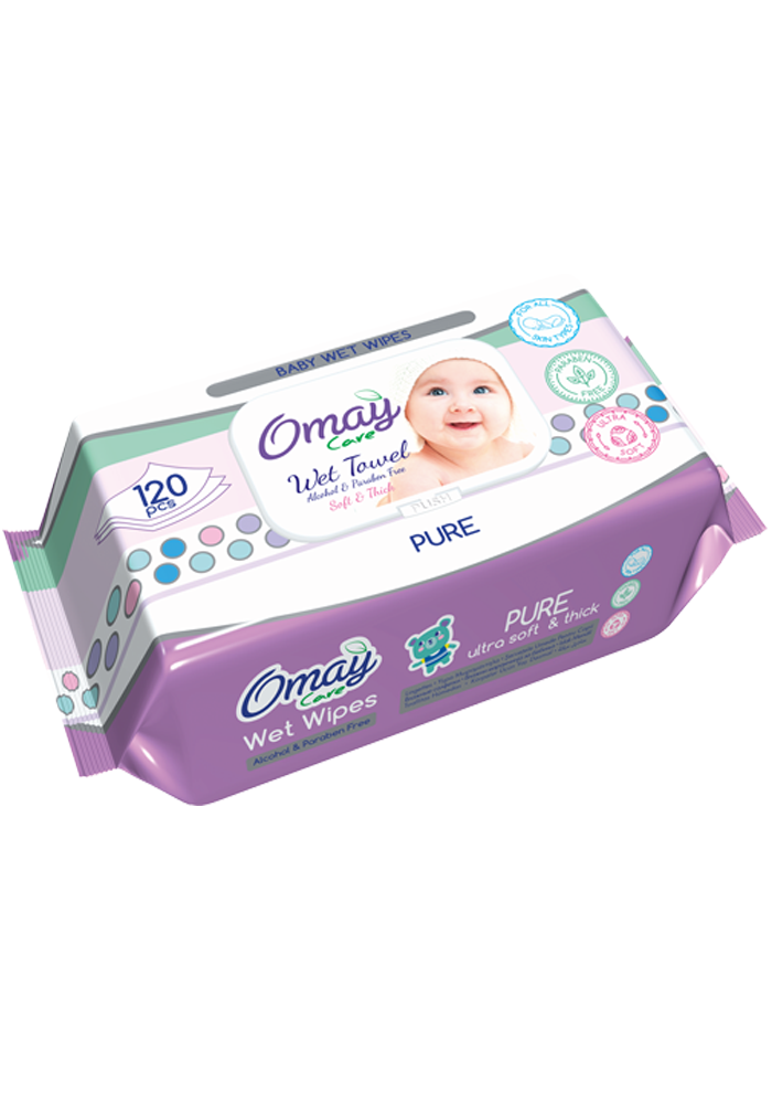 Servetele-umede-pentru-copii-Omay-Pure-120-buc