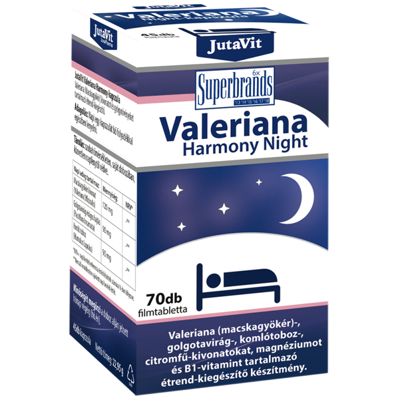 Tablete-Jutavit-Valeriana-Harmony-Night-70-buc