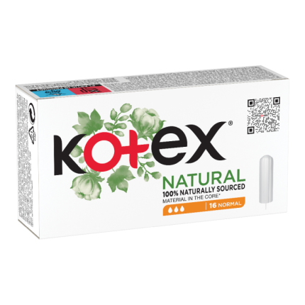 Tampoane Normal Natural Kotex 16 buc.