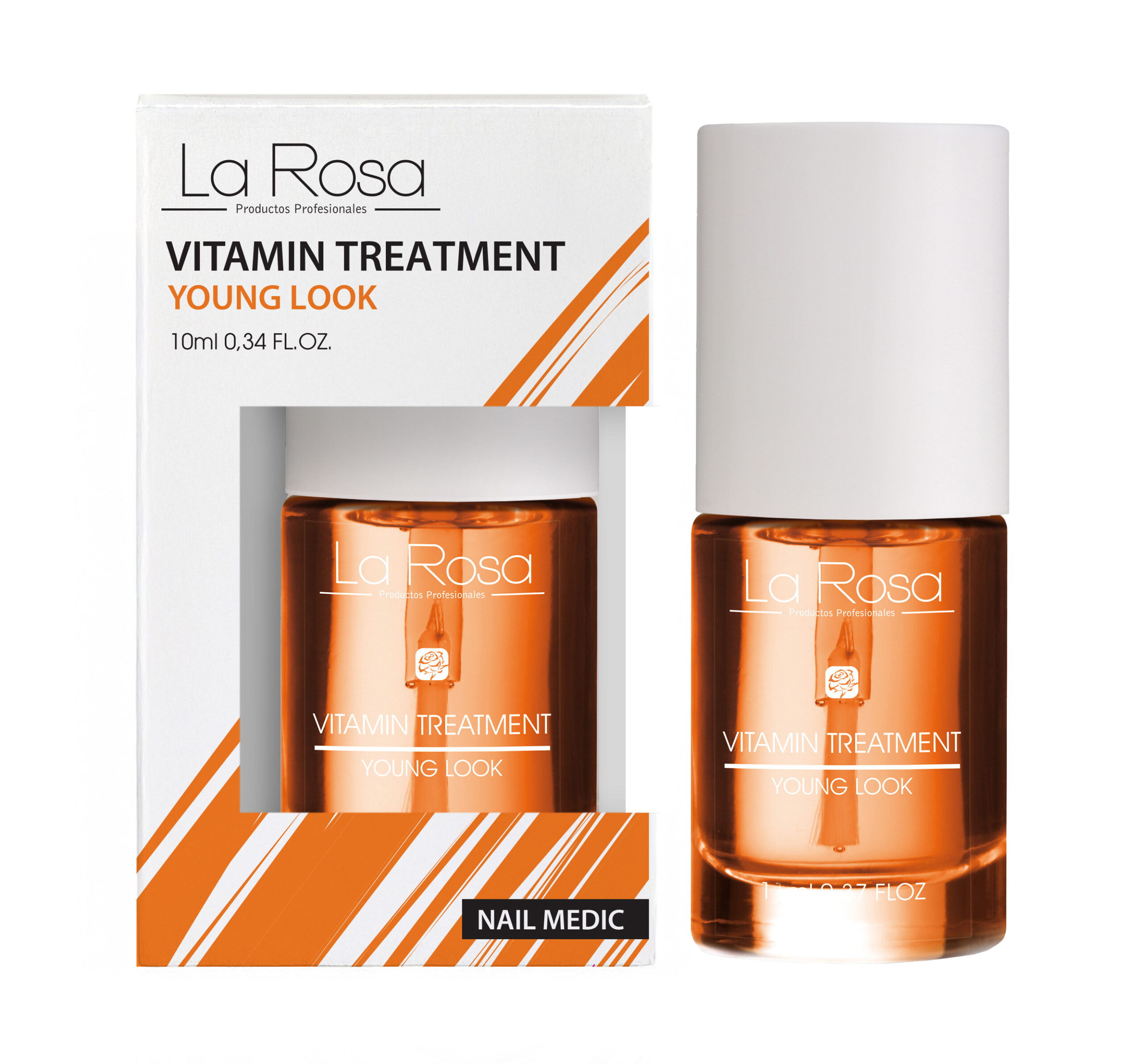 Tratament cu vitamine pentru unghii La Rosa Profesionales, 10 ml