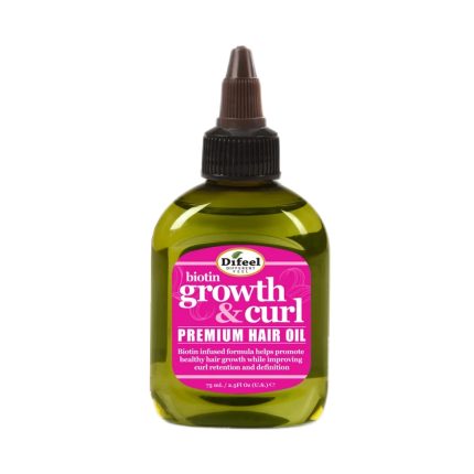 Ulei premium pentru creșterea părului cu biotină Difeel, 75 ml