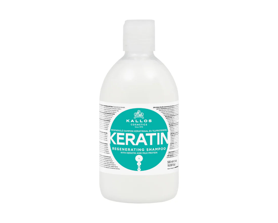 Kallos KJMN Keratin șampon cu cheratină și proteină din lapte 500 ml