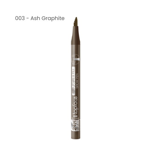 Marker pentru sprâncene Microblade PRO Comb&Fill TopFace 003, 1 ml