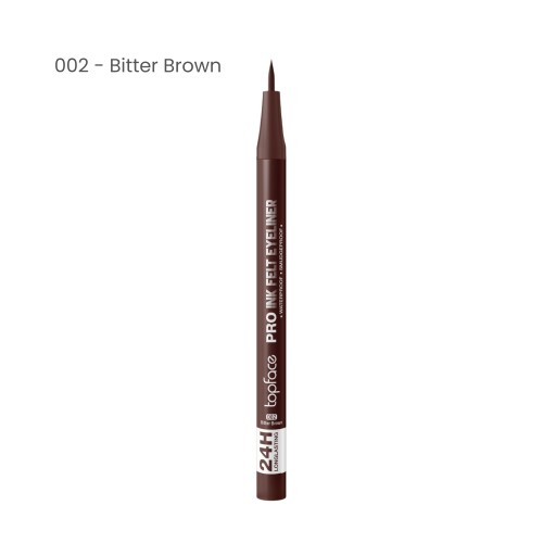 Tuș de ochi Pro Ink Felt Eyeliner TopFace 002, 1 ml