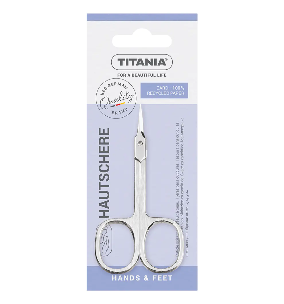 Foarfecă pentru cuticule cu vârf îngust Titania 105012H