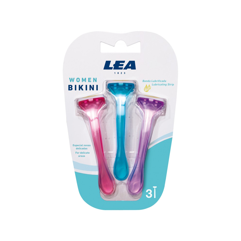 Aparat de ras de unică folosință LEA Women Bikini Zone, 3 buc.